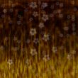 grunge background with abstract flowers