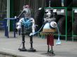 Robot sculpture. Loving