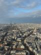 Panorama of Paris with a type on tour d,Eiffel
