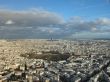 Panorama of Paris. The Luxembourg garden
