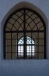 Arch, Gothic window with a lattice