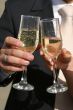 Glasses of champagne