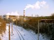 Rail bed near a metallurgical plant