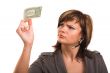 girl with money