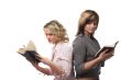girls with books