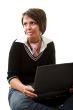  girl with laptop