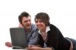 boy and girl with laptop