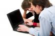 boy and girl with laptop