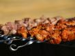 Pork on skewers