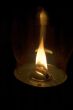 fire in the oil lamp