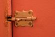 old metal door catch