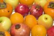 Fruit on white background