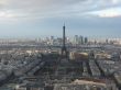 Panorama of Paris with a type on tour d,Eiffel