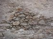 Stone wall. Ruins