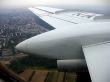 Kind from a window of the plane