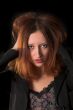 red-haired girl