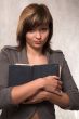 girl with book