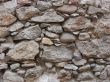 Stone wall. Ruins