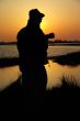 Silhouette of the photographer