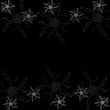 black -and-white flower background