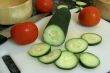 Sliced cucumber