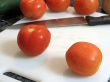 Tomatoes on a cutting board