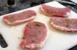 Four seasoned pork loin chops