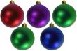 Colorful christmas ornaments