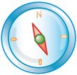 Illustration of a Compass Icon