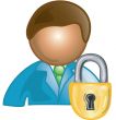 Customer lock Icon