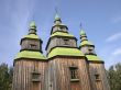 Old green church