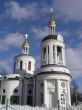 a church in the winter