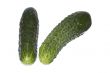 two green cucumbers