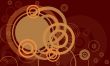 Horizontal retro frame with color circles