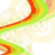 Color background with circles