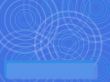Blue abstract frame