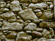 Stone wall. Ruins