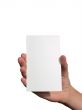Hand with card