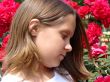 The girl in roses