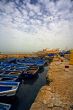 port, boats, sky, pier,birds, clouds