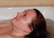 The woman in a bath