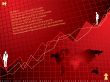 financial background red