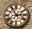 sepia clock face