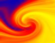 Paint swirl fire
