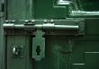 Close-up of a green lock