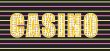 casino sign in lights