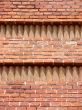 Brick wall of a triumphal arch. Barcelona
