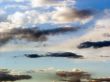 The sky, clouds