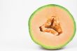 fresh, delicious sliced cantaloupe