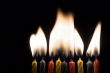 colorful birthday candles